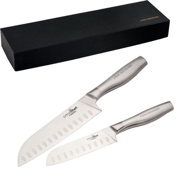 Prime Chef™ Stainless Steel 2 Piece Santoku Set Thumbnail